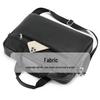 Men's Genuine Leather 15" Laptop Briefcase & Crossbody Shoulder Bag