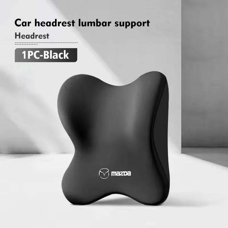 2025 Hot Car Headrest Lumbar Support Cushion Backrest Neck Pillow For Mazda Atenza Axela MX30 CX30 CX3 CX9 MX5 RX8 RX7