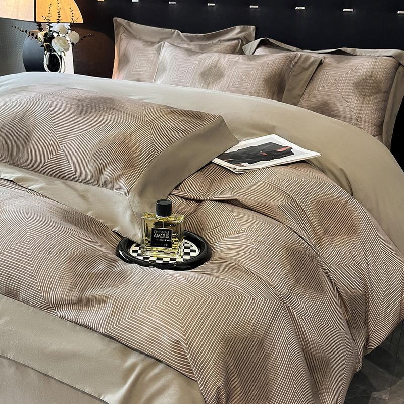 

Высококачественный комплект из 4 предметов из чистого хлопка класса А для беременных и младенцев, хлопковый осенне-зимний комплект с цифровым принтом, простой пододеяльник из 4 предметов 1.8m Sheet 4pc