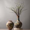 Ceramic Vase Retro Colorful Graffiti Flower Vase Ceramic Handicrafts Porcelain Vase Terrarium Home Decoration Accessories