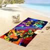 Custom NameTurtles action art Beach Towel Soft Microfiber Summer Towel Quick Dry Absorbent Towel for Beach Swimming Pool Travel