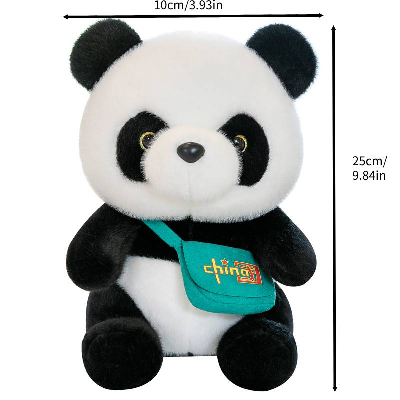 

Panda Plush Pillow Toy Cute Doll Soft And Huggable Travel Souvenir Children Gift 25cm/9.84in