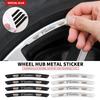 4Pcs Car Wheel Hub Rim Stickers Decals Auto Accessories For Logo Escalade CTS ATS SRX XTS XT5 STS CT5 CT6 BLS XLR