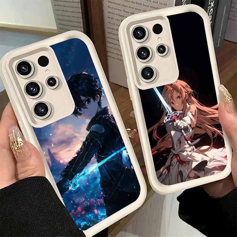 Phone Case for Samsung Galaxy S26 S25 Ultra S24 FE Sword Art Online Yuuki Asuna Shell S23 Plus S22 + S21 S20 5G Soft Silicone Fu