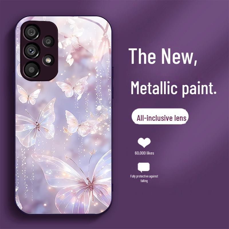 

Samsung S21Ultra Dream Butterfly S21Plus чехол из жидкого стекла: Максимальная защита от падений и стиль S23 Ultra