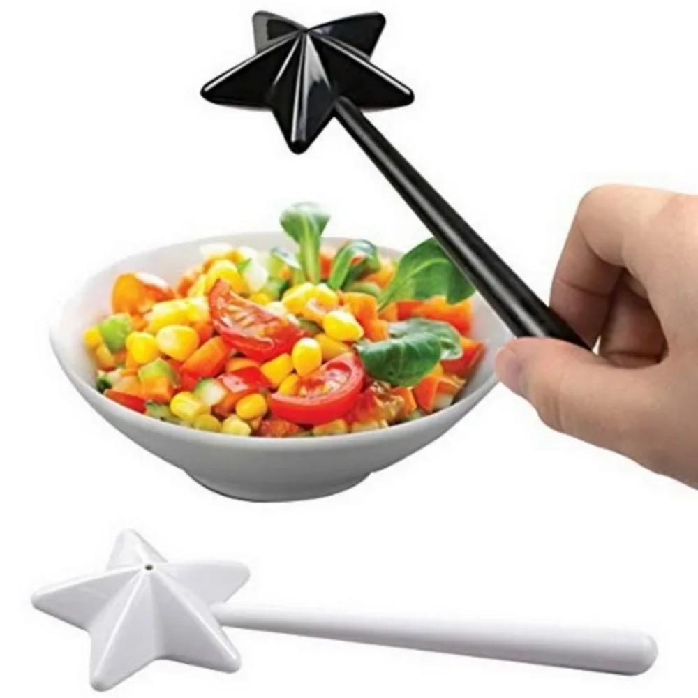 Single Hole Star Stick Pepper Dispenser with Small Funnel Spice Control Bottle  Sugar Powder