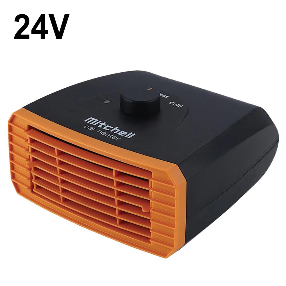 12V-24V Portable Car Heater Fast Heating Defogger Heat Cooling Fan 15*16CM For Car Truck Van Self-driving Travel Camping Camping