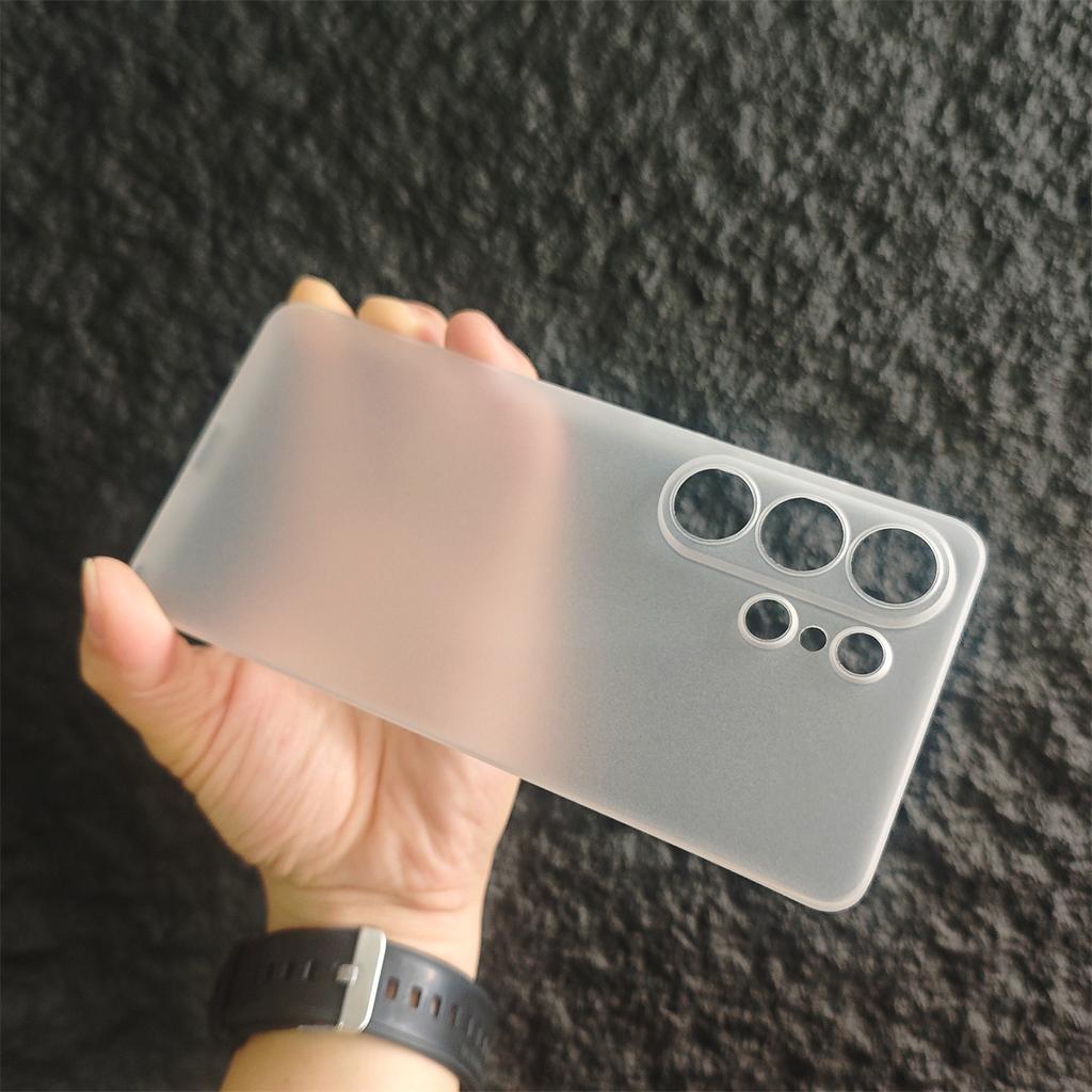 The New Product Is Suitable for S26Ultra Ultra-thin PP Mobile Phone Case S25 Edge Transparent and Non-yellowing S24 Protective Case.