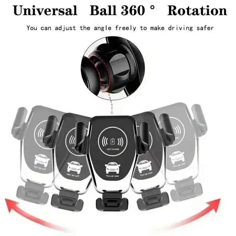 Gravity Induction Fast Charging Stand Car Air Outlet Wireless Charger for iPhone Samsung and Xiaomi Phoneses