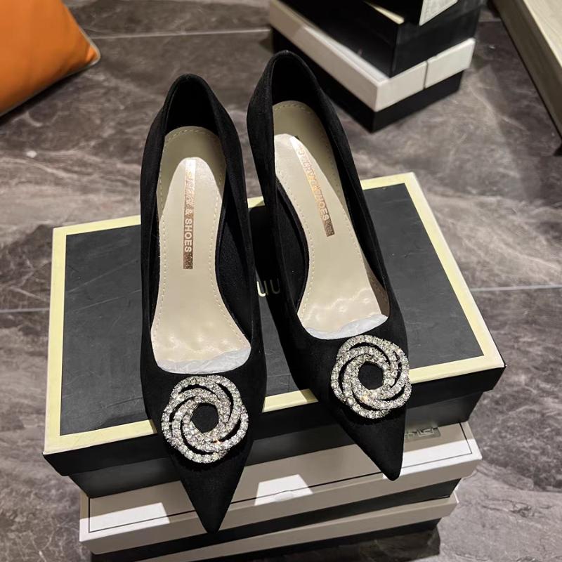 

Сексуальные Модные Туфли-лодочки Свадебные Вечерние Банкетные Туфли Блестящие Блестки Бриллианты Роскошные Высокие Каблуки Острый Носок Тонкий Каблук Туфли с Неглубоким Вырезом 34