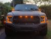 3PCS LED Light For Ford F-150 Raptor Style F150 Grille Grill 2015-2019 LED Amber Grille Lamp Car Parts