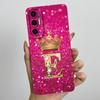 For Tecno Pova 3 6.9" Case Crown Letters Liquid SIlicone Soft TPU Phone Cases For Tecno Pova3 LF7n Camera Protection Back Cover