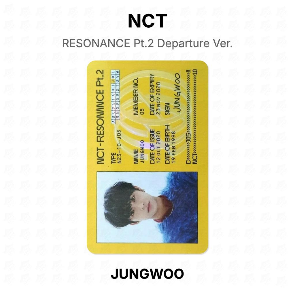NCT RESONANCE Pt.2 Departure Ver. Official Photocard