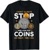 Design Colecționare Monede - Tricou Unisex Amuzant Numismatică Colecționar Monede Cadou
