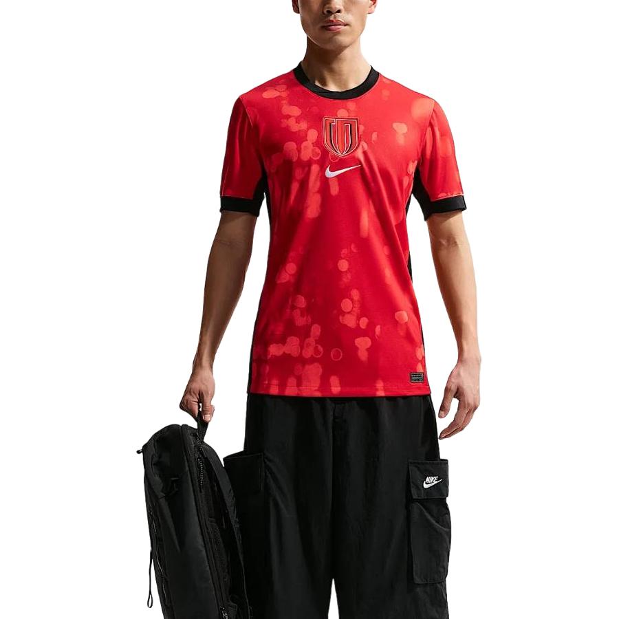 Nike Dri-Fit Chengdu Rongcheng Home Fan Edition Quick-Dry Crew Neck Short Sleeve Football Shirt Men tops IQ0487-614