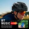 Kask rowerowy z BT Smart Kask do jazdy z kamerą 1080P i tylnymi światłami Uniwersalny regulowany
