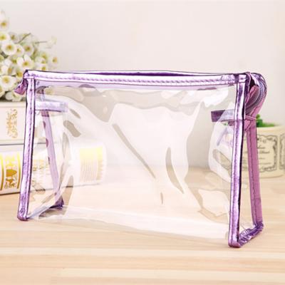 Sac Organisateur de Maquillage Transparent Portable pour Femmes Sac à Maquillage pour Filles Sac à Cosmétiques Sac de Rangement pour Kits de Toilette de Voyage Main Mujer Bolsas