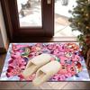 Pink pika Pattern Carpet, Chair Rug,Rug for Office Bedroom living rooms, Doormat decor Fan Gift Christmas Gift