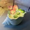 Lotus Design Sea Shell Glass Lotus Glass Material DIY Lotus Lamp Small Night Lamp  Girlfriend Gift