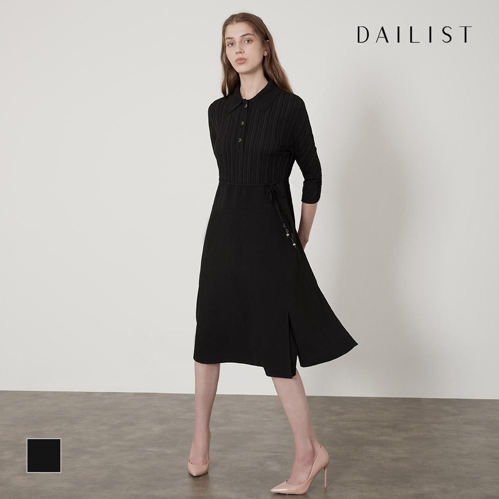 DAILIST Knit Collar Dress_Mdboayf7411