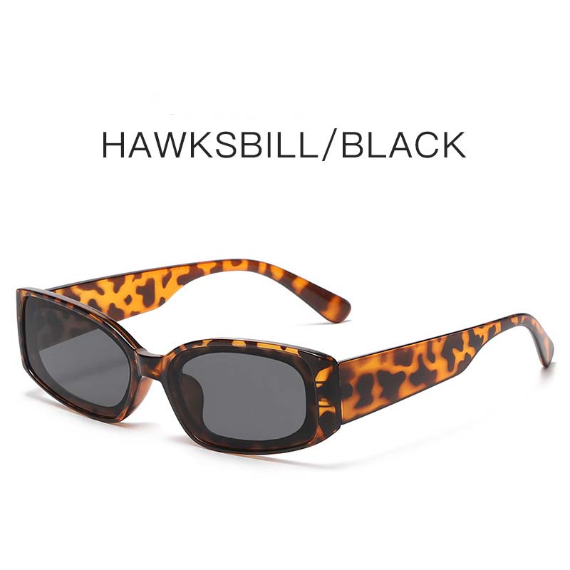 Rectangle Sunglasses Women Luxury Small Frame Glasses for Men Vintage Square Cat Eye Jelly Color Oculos De Sol Feminino