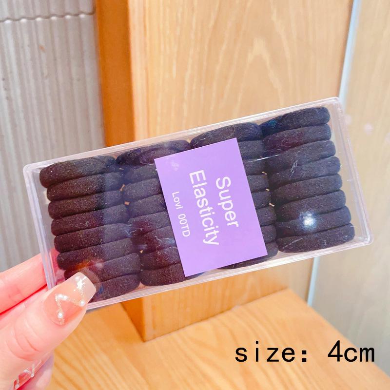 Children's Seamless High-Elasticity Hair Ties - No Damage Rubber Bands for Girls