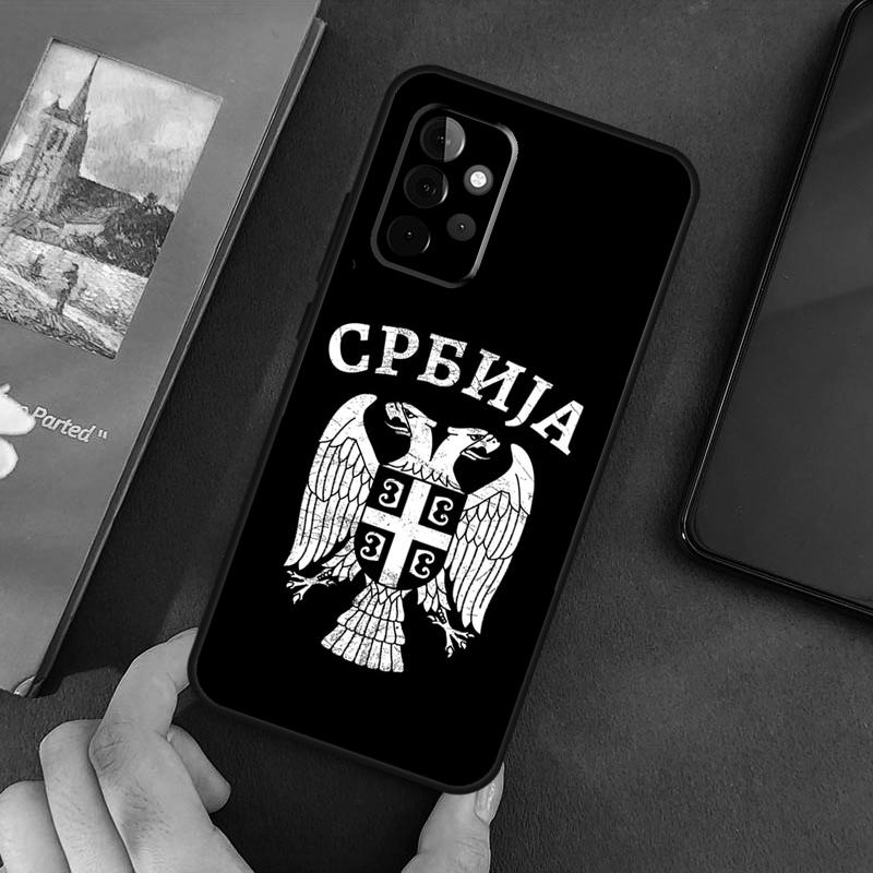 

Serbia Flag Soft Cover For Samsung Galaxy A54 A53 A73 A13 A71 A51 A14 A52 A32 A12 A22 A52S Back Case Samsung A14