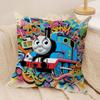 TThomasES The Train Cushion Cover Soft Plush Throw Pillow Cover DoubleSided Decorative Cushion Case Sofa Bedroom Home Decor