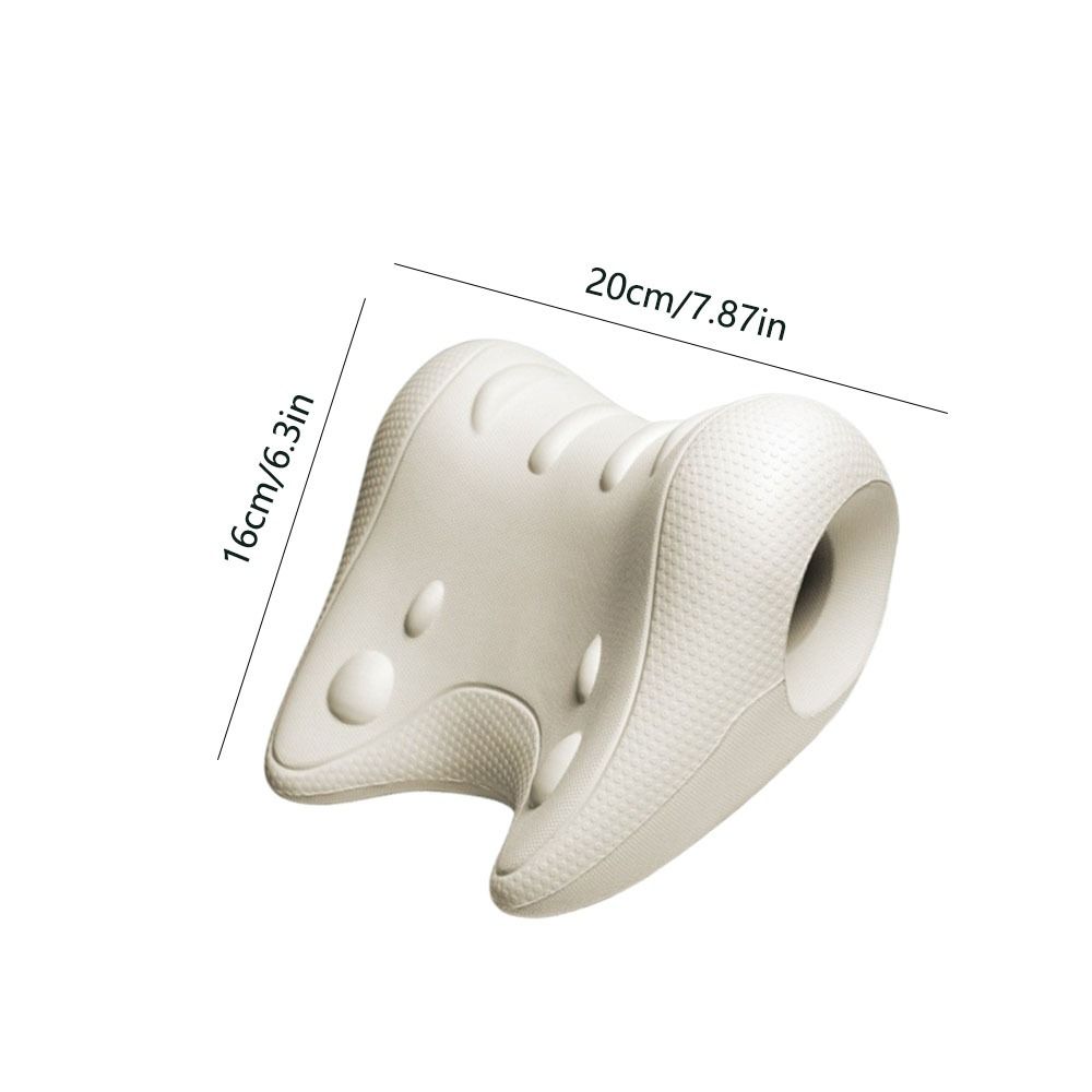 U-Shaped Contour Cervical Massage Pillow Acupressure Design Chiropractic Pillow Relaxation Use