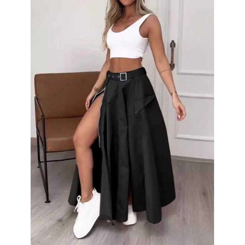 Slim Long Skirt Women Dress Export Fashion Casual Skirt Special Split Long Skirt Summer