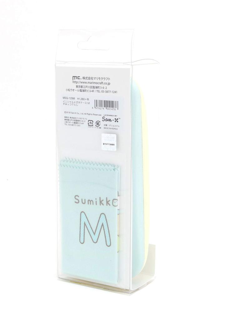 Marimo Craft Sumikko Gurashi Initial Glasses Case, Medium, MSG-129M