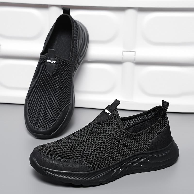 Summer shoes mesh shoes breathable sports casual shoes grid lazy mesh mesh shoes