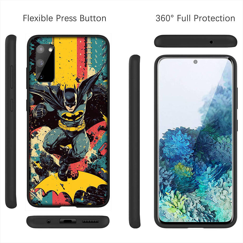 for Samsung Galaxy S25 S24 S23 S22 Ultra FE Plus A37 A57 A56 A55 A06 A16 A15 A36 A26 A35 A05 A25 A54 A34 Phone Case Movie Bruce Wayne Batmans Bat Man