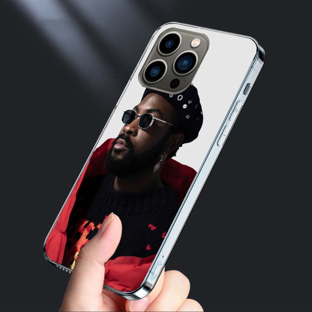 Damso Rapper Phone Case For Iphone 16E 15 Pro 14 Plus 17E 16 17 Pro Max Air 11 12 13 Mini Shockproof Capa Cute Cover TPU Clea