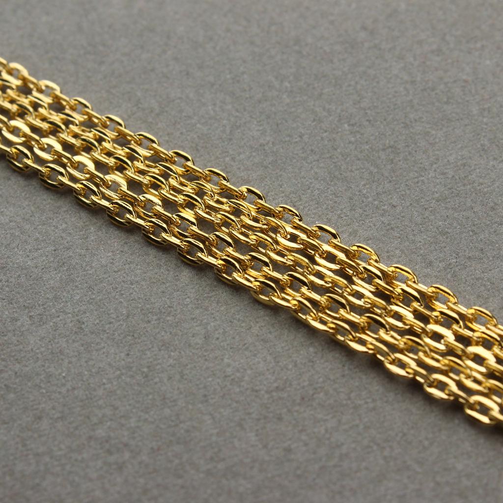 10yards 2x3/3x4mm Metal Link Chains Bulk Twisted Chains For Jewelry Making DIY Handmade Necklace Bracelet Accessories Findings