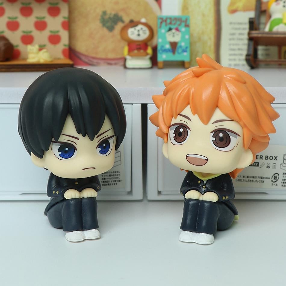 Anime Figures Haikyuu!! Shoyo Hinata Action Figures PVC Tobio Kageyama Toys for Children Collector Haikyu Model Birthday Gifts