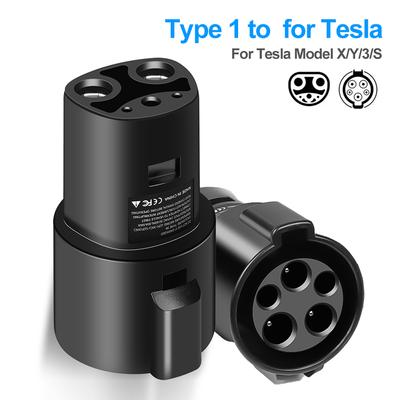 Typ1 J1772 Für Tesla Model X Y 3 S Elektrofahrzeug Adapter Laden Für EV Ladegerät Stecker Umwandlung Pistole Buchse