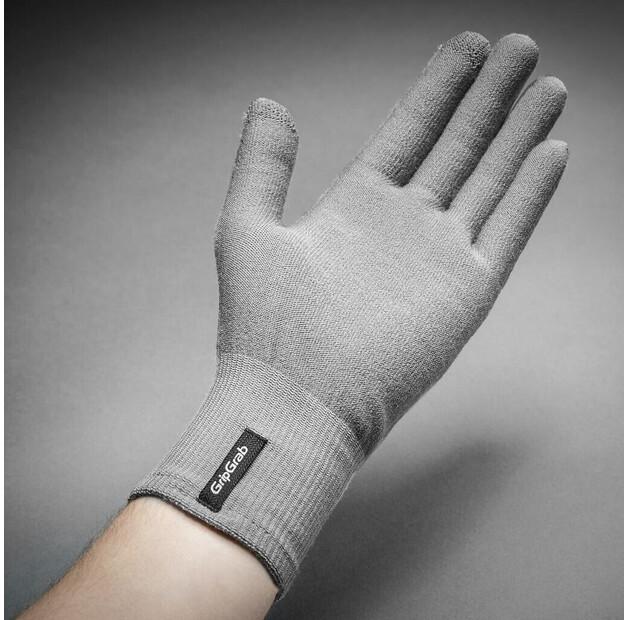 Велосипедные перчатки GripGrab Merino Liner (серый)