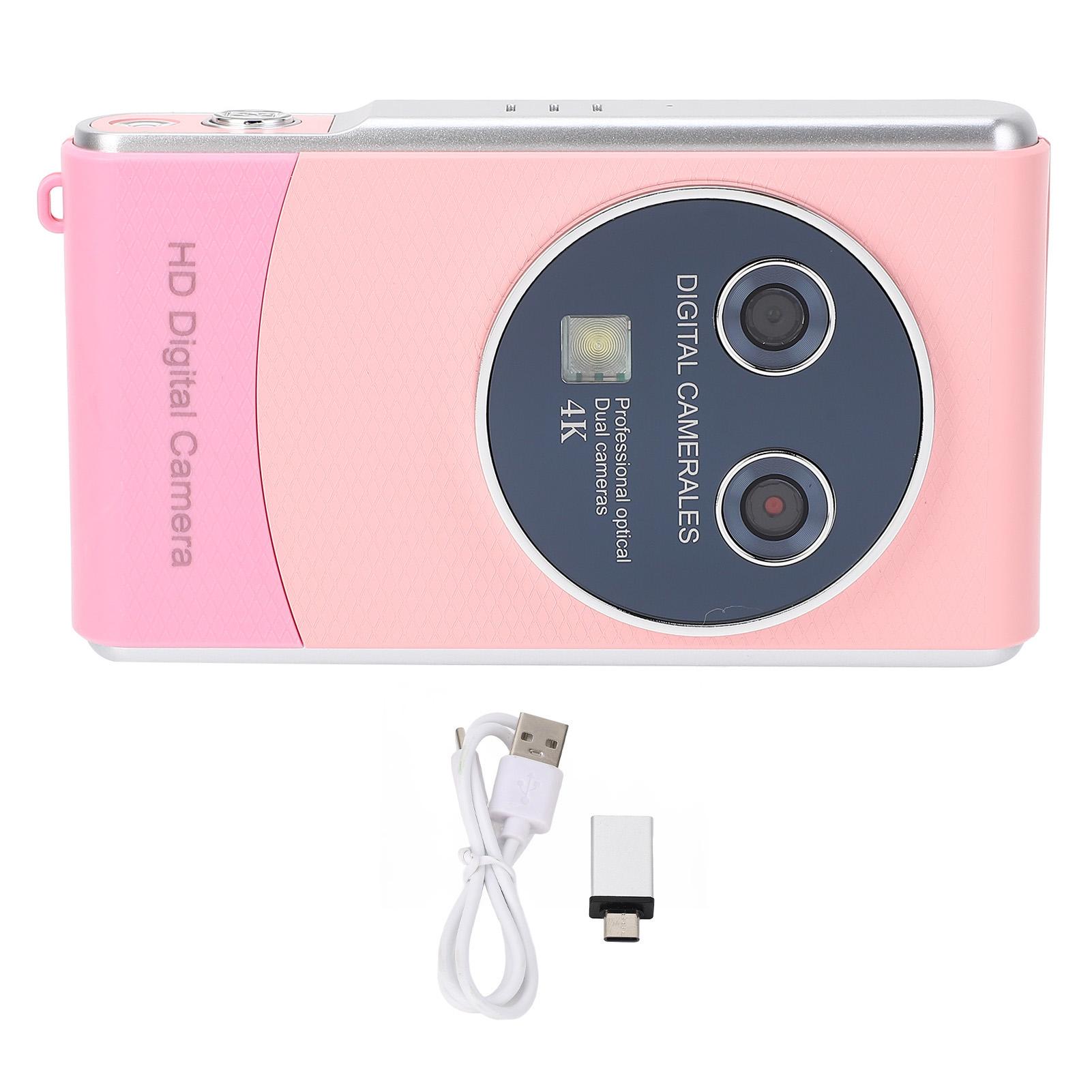 

HD Digital Camera 36MP 1080P 18X Zoom Small Portable Dual Cameras Auto Focus Vlogging Selfie for фіолетовий