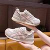 2025 new mesh breathable sports shoes women's shoes summer little white mesh shoes lightweight soft sole Forrest Gump training casual shoes