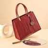 2025 New Women's Bag Versatile Bag Autumn Winter Fashion Large Capacity Middle-aged Women Genuine Leather Mom Handbag