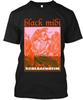 Unisex-Shirt Baumwolle Oversize Große Größe NEU! Beliebt Schwarz Midi Schlagenheim Englische Musik Vintage