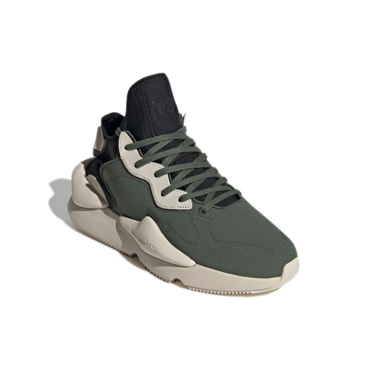 Adidas Y-3 Kaiwa Shadow Green Unisex Sneakers Bliss Black GZ9143