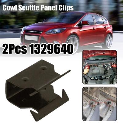 2X Auto Metalen Klemmen Kap Scuttle Paneel Trim Clips voor Ford voor Focus MK2 1329640