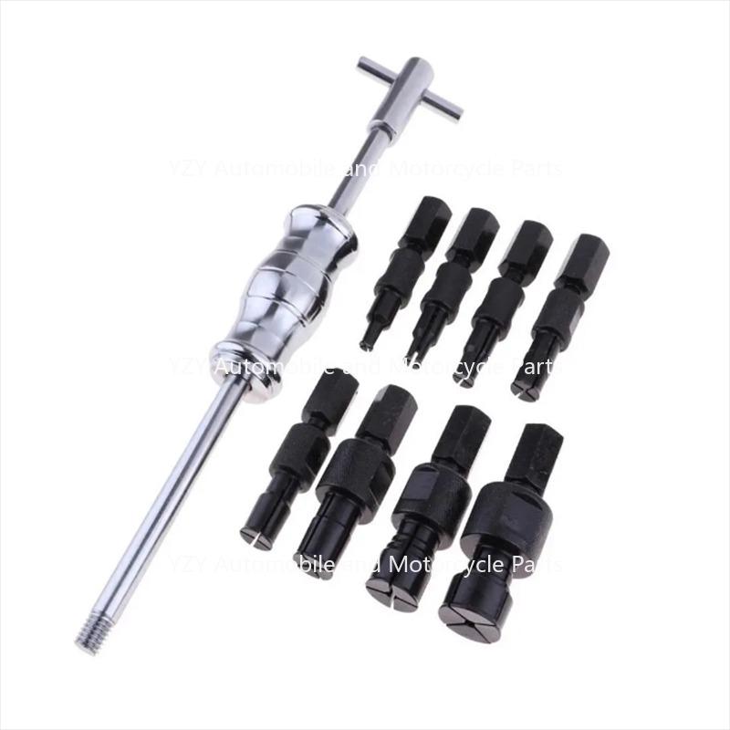 9Pc Blind Hole Slide Hammer Pilot Bearing Puller Internal Extractor Removal Kit 8-32MM Car Disassembly Tool