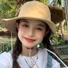 Portable Sun Hat Wide Brim Quick Drying Hat with Windproof Rope Breathable Sunshade for Outdoor Surprise Gift