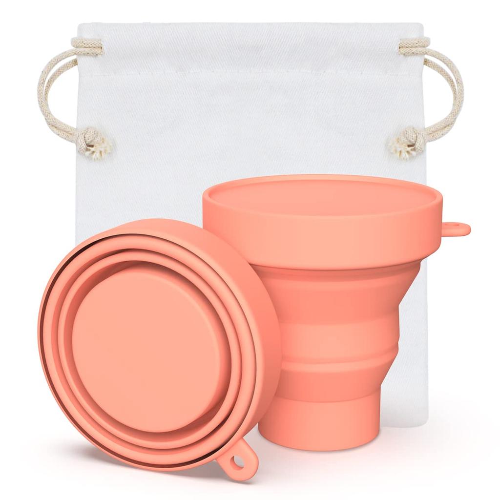 Menstrual Cup Cleaning Boiling Microwave Sanitary Clean Cup Cup, Cleaning, Disinfection, Disinfection, Safe, Foldable, Product, (Orange1)