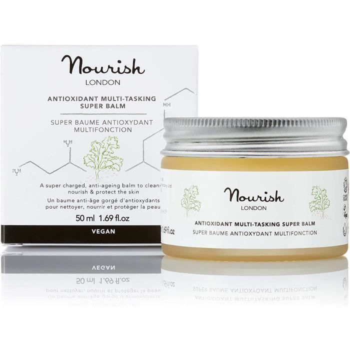 Soin de jour - Super - Baume Antioxydant - Végétalien - 78% biologique - Multi-tâches