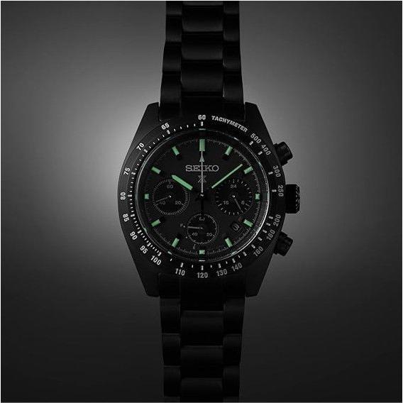 Used Seiko Prospex SEIKO PROSPEX SBDL103 Men's Watch Solar SPEEDTIMER Solar Chronograph The Black Series