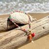 Bohemian Starfish Pendant Necklace For Women Handmade Rice Beads Ceramic Fish with OT Buckle Choker Summer Beach Party Jewelry